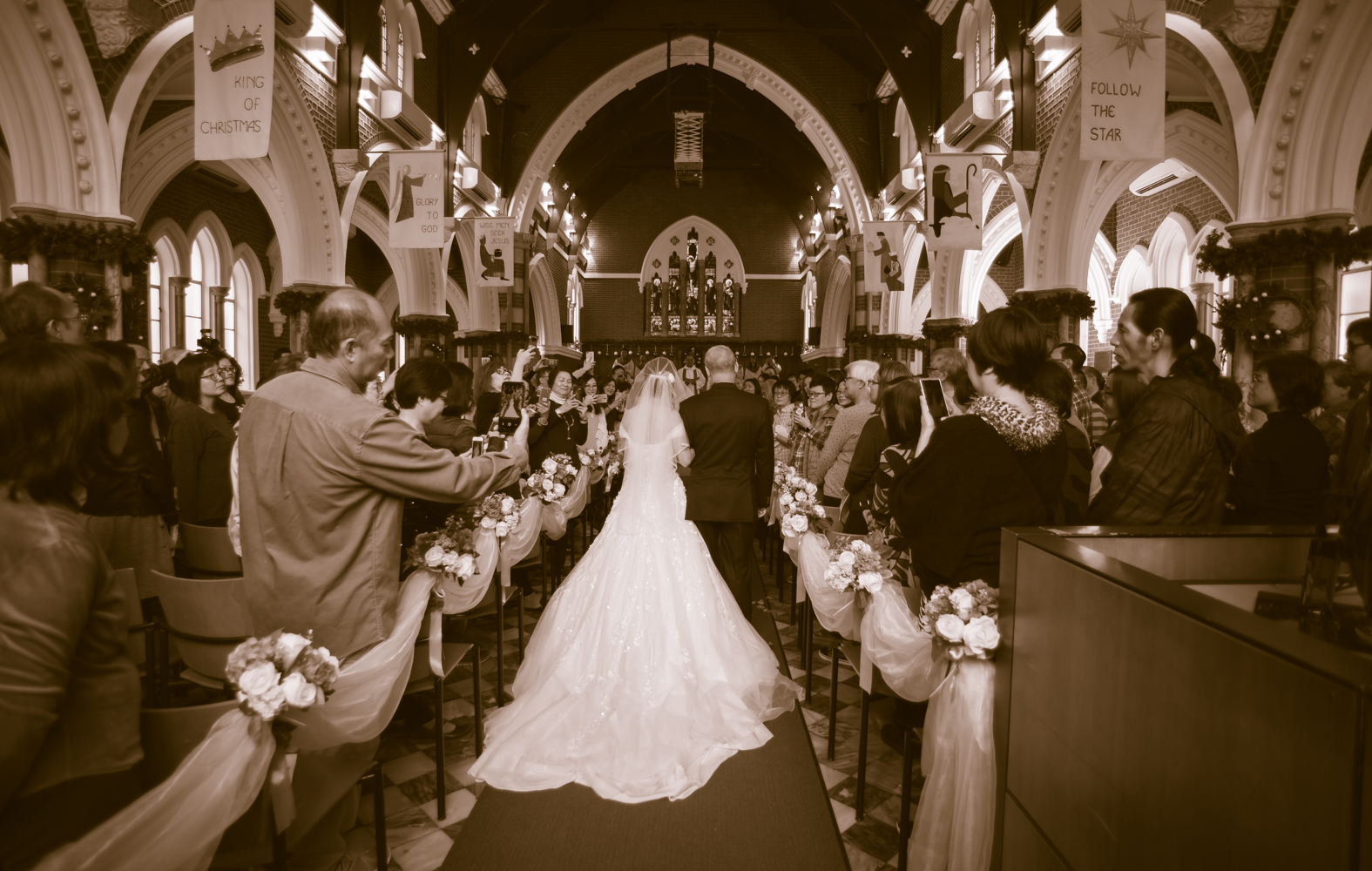 Wedding Great Wall portrait